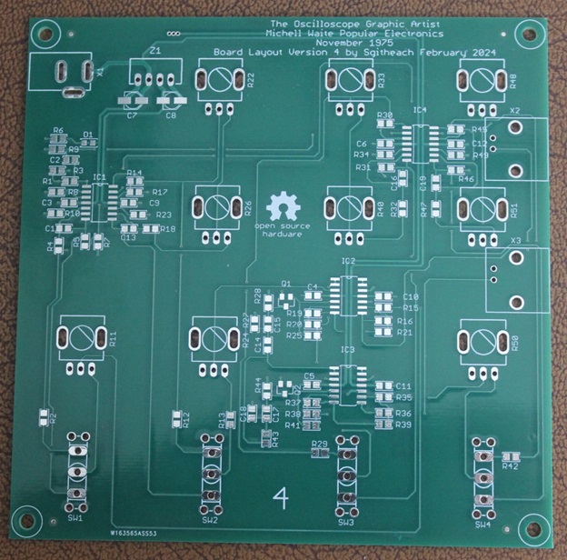 Oscilloscope Artist bare board